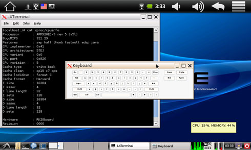 lxde archos 70b ereader